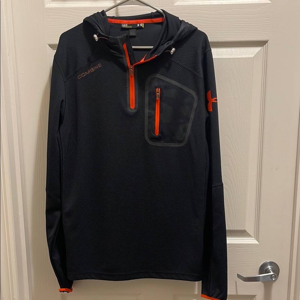 Under Armour Men's Black and Orange Jacket